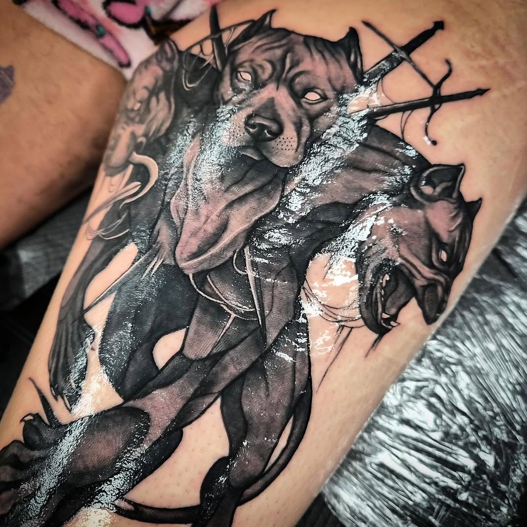 Tattoo by @lovelylyla.tatts — realism, black_and_grey