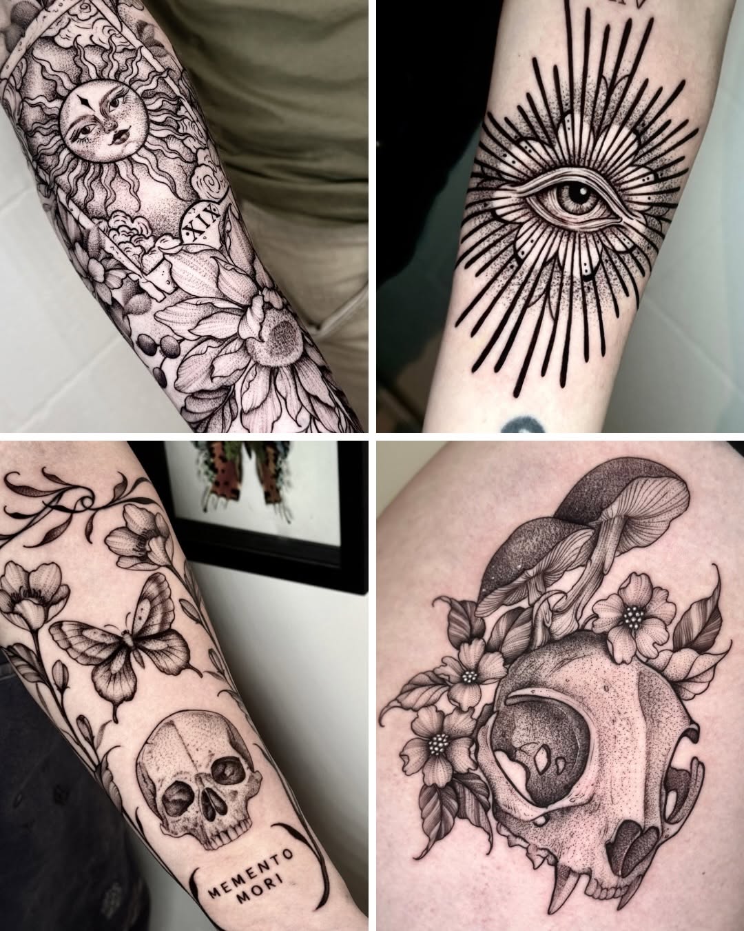 Tattoo by @arteink_bymirtha β black_and_grey, dotwork