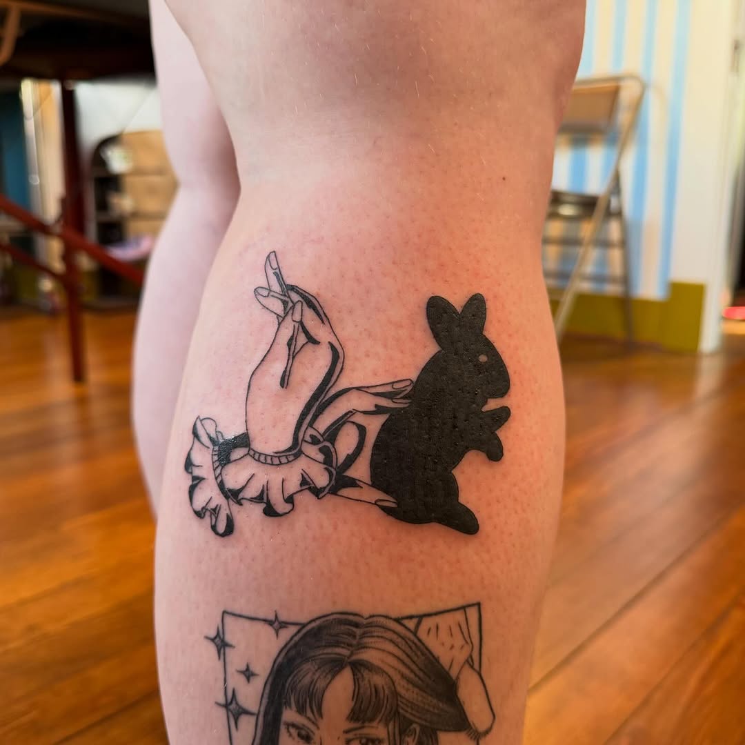 Tattoo by @chachki.papi — blackwork, fine_line