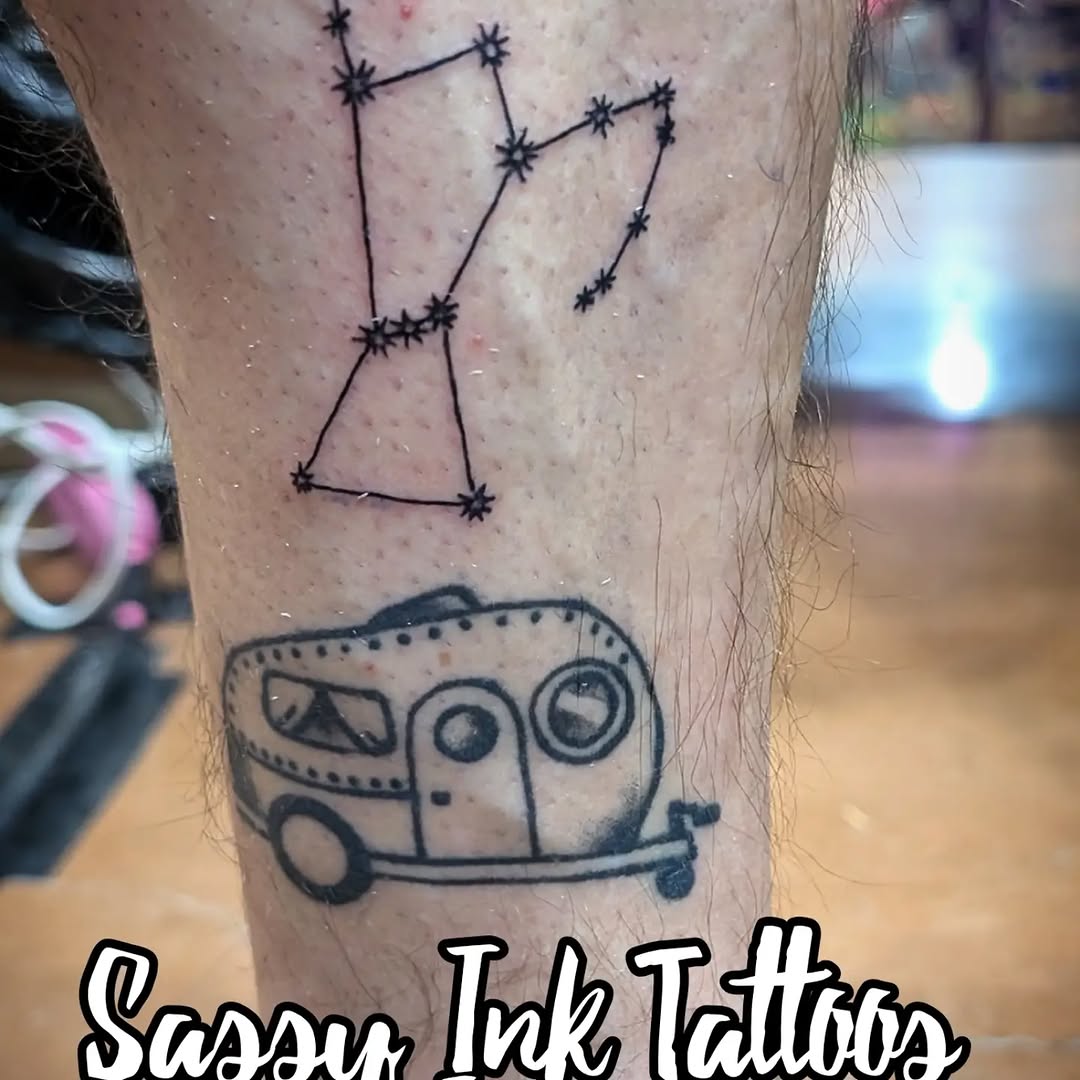 Tattoo by @sassyinktattoos — fine_line, black_and_grey