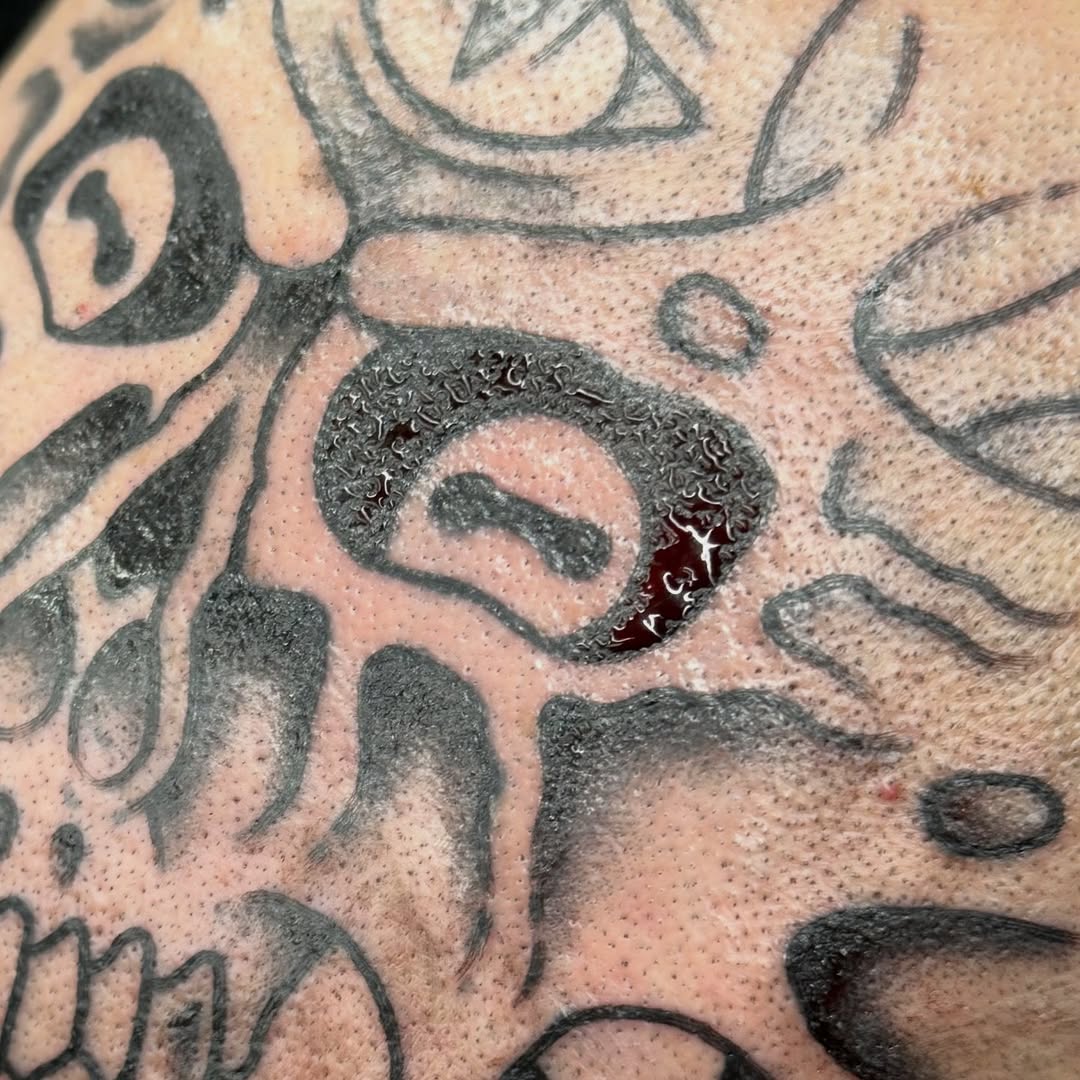 Tattoo by @whatswrongkiel — blackwork