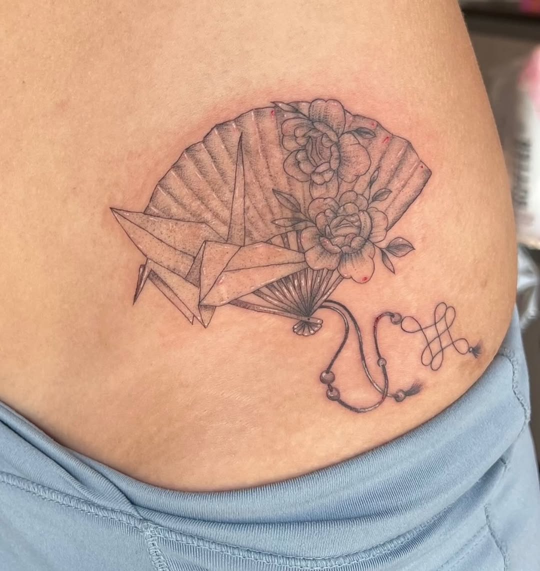 Tattoo by @tattsbykat_ — fine_line, black_and_grey