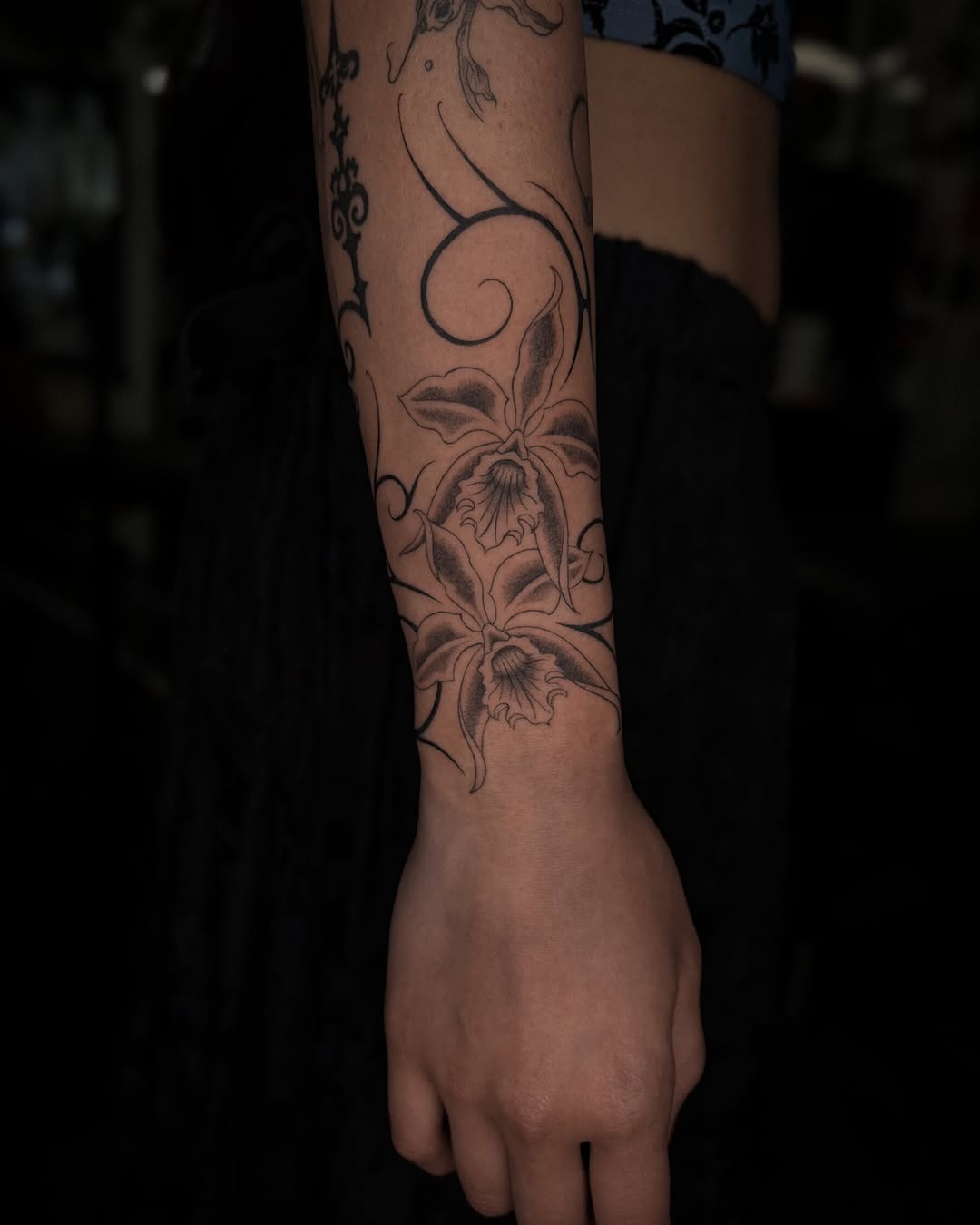 Tattoo by @jakeryantats — black_and_grey, fine_line