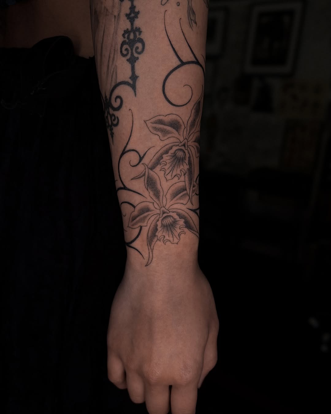 Tattoo by @jakeryantats — black_and_grey, fine_line