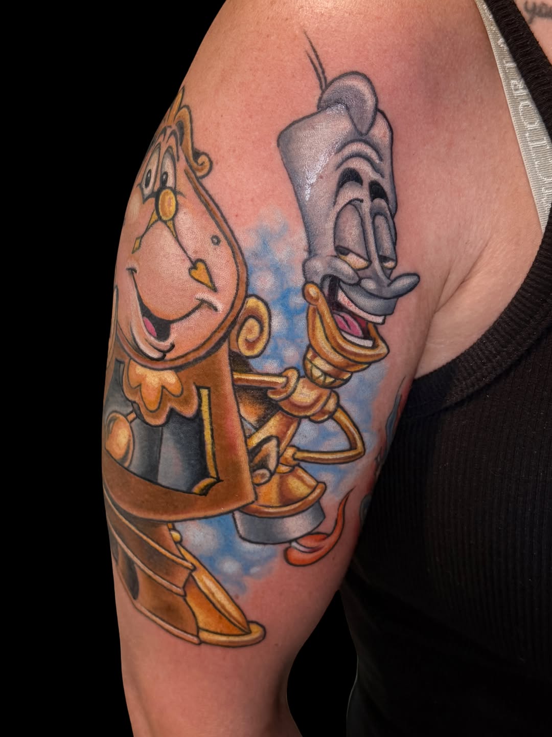 Tattoo by @seanrakos — new_school, anime
