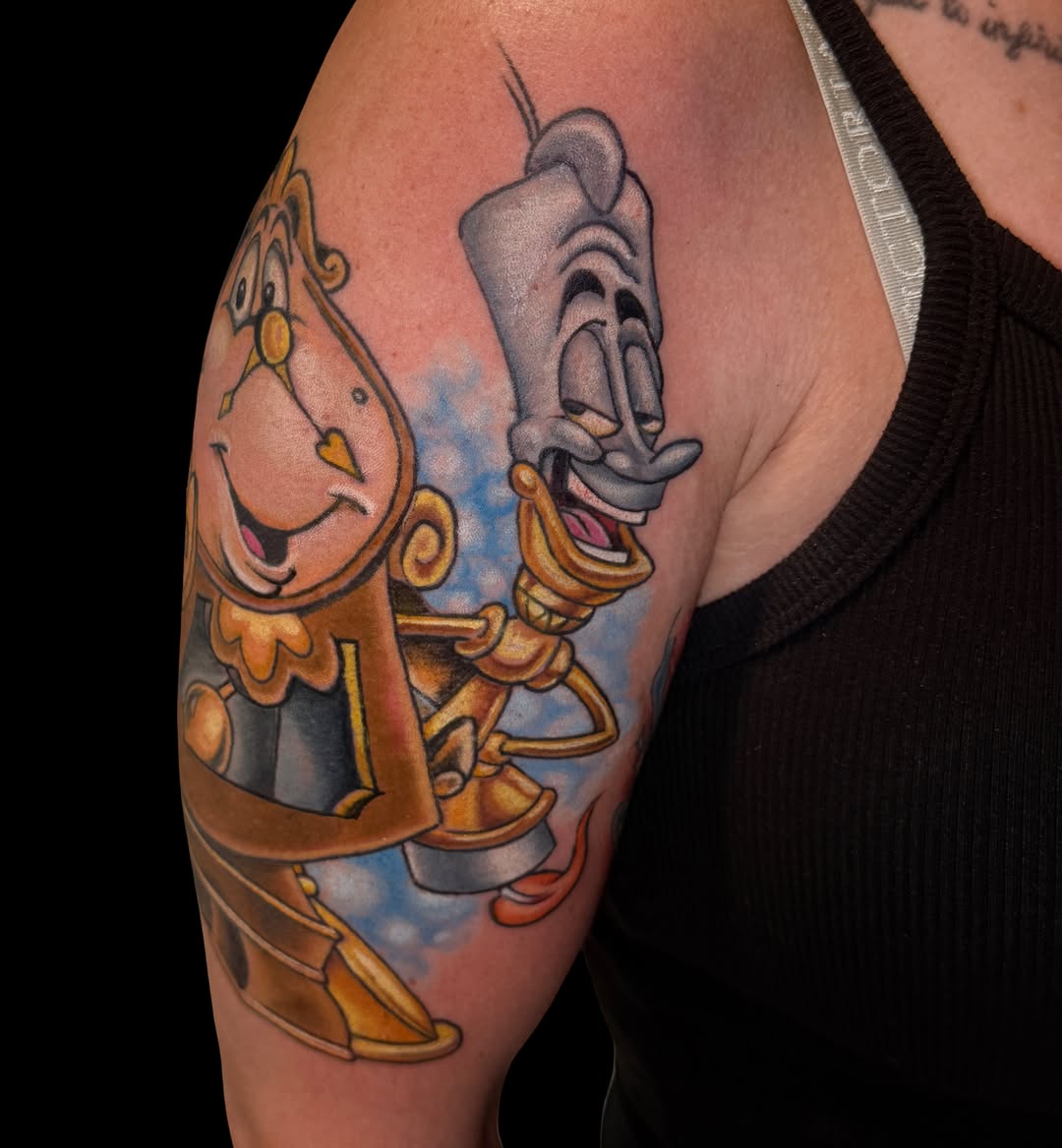 Tattoo by @seanrakos — new_school, anime
