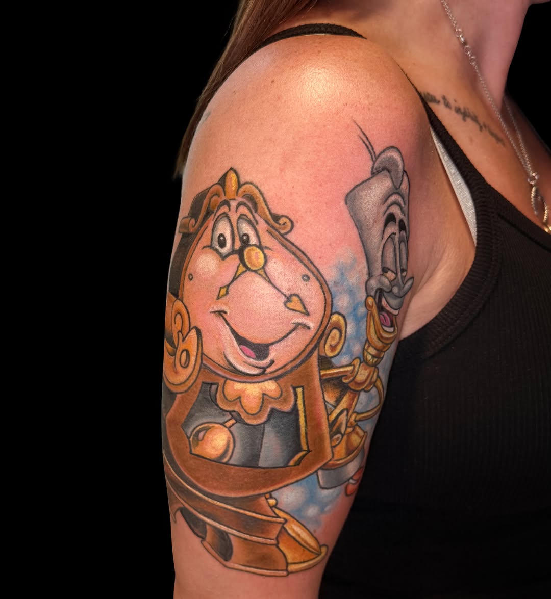 Tattoo by @seanrakos — new_school, anime