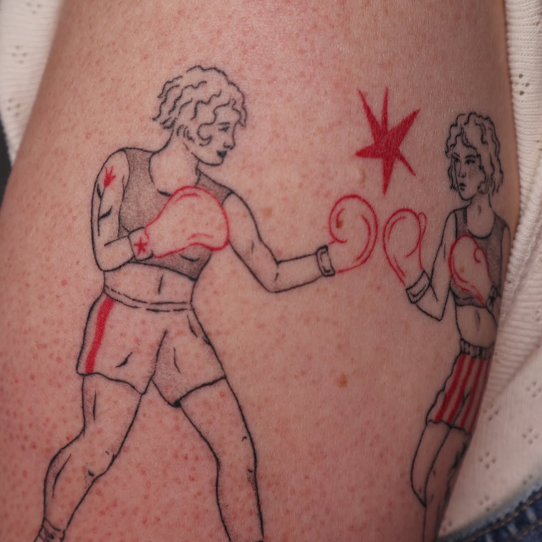 Tattoo by @hbarbarella.art — american_traditional