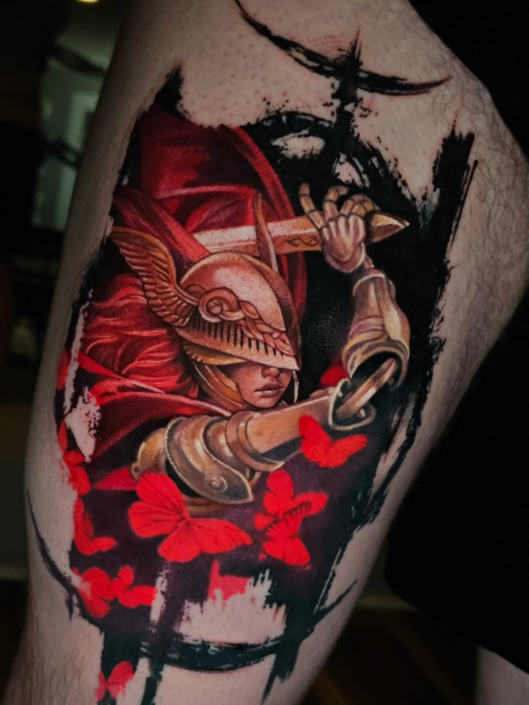 Tattoo by @tattoosmadebysomeone — realism, trash_polka