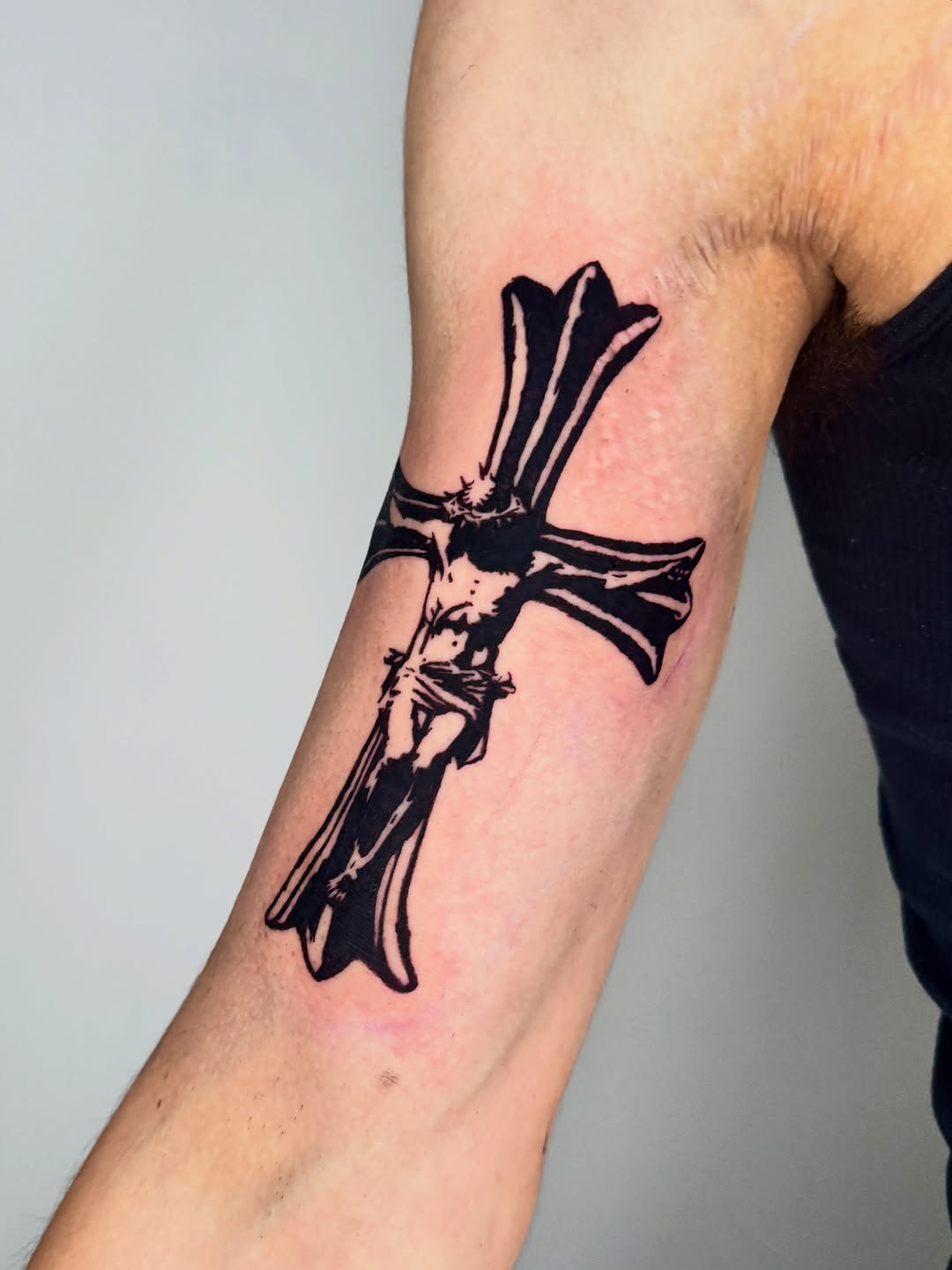 Tattoo by @newdullz_tattoo β blackwork, illustrative