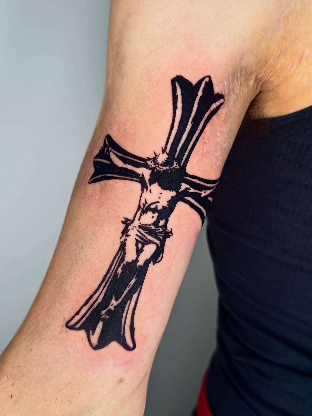 Tattoo by @newdullz_tattoo β blackwork, illustrative