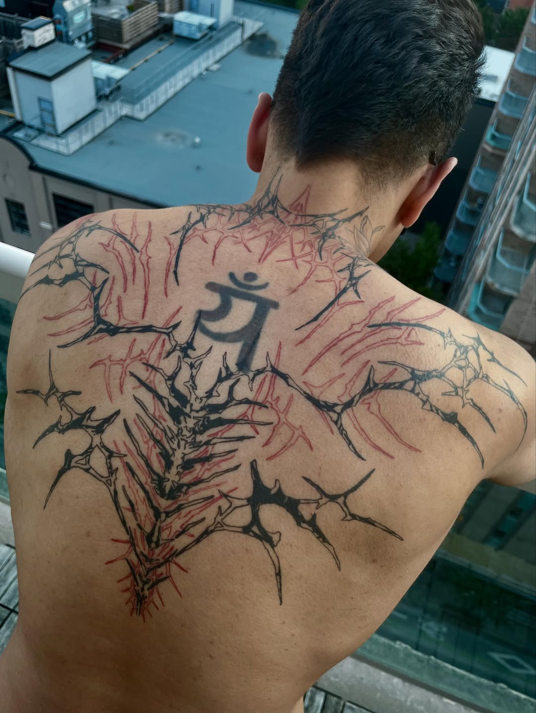 Tattoo by @pls_tnx โ blackwork, trash_polka
