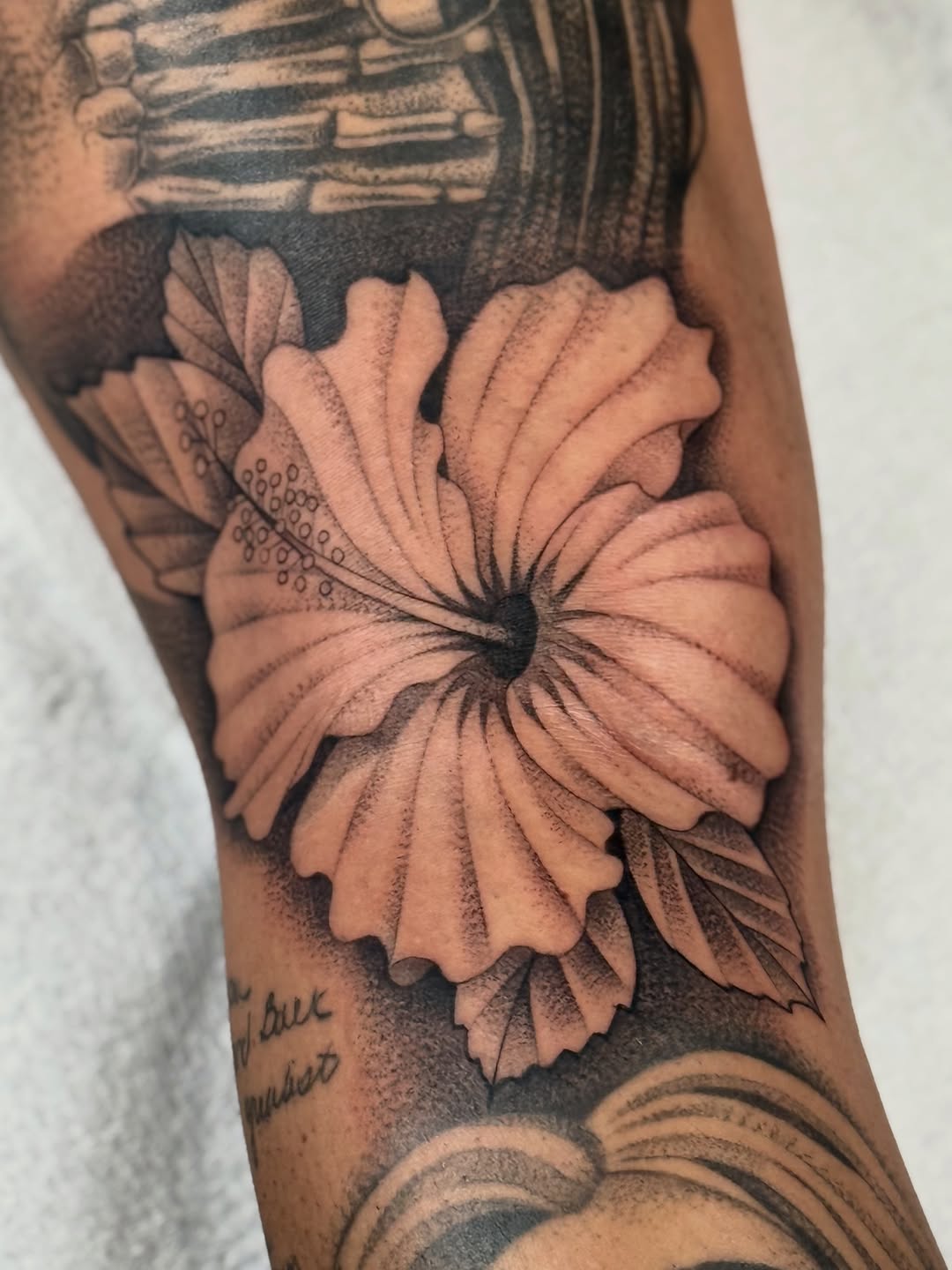 Tattoo by @milesromerotattoos — black_and_grey, realism