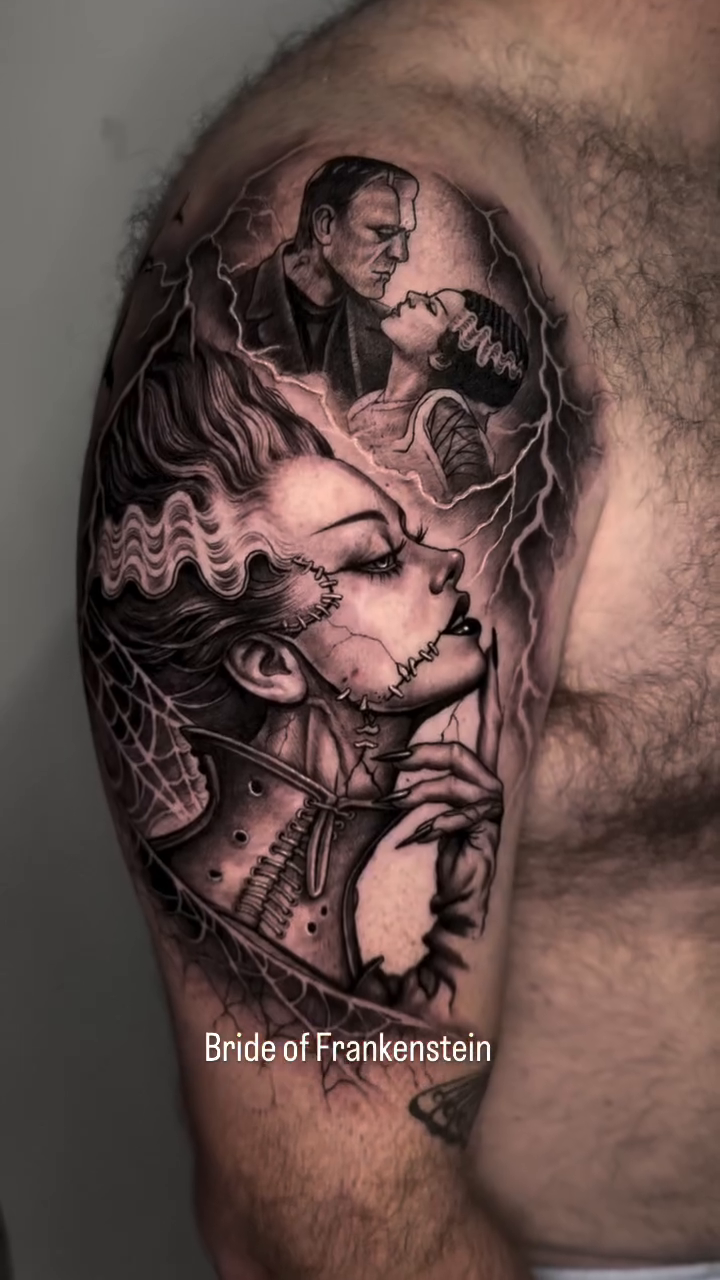 Tattoo by @duo123tattoo β realism, black_and_grey