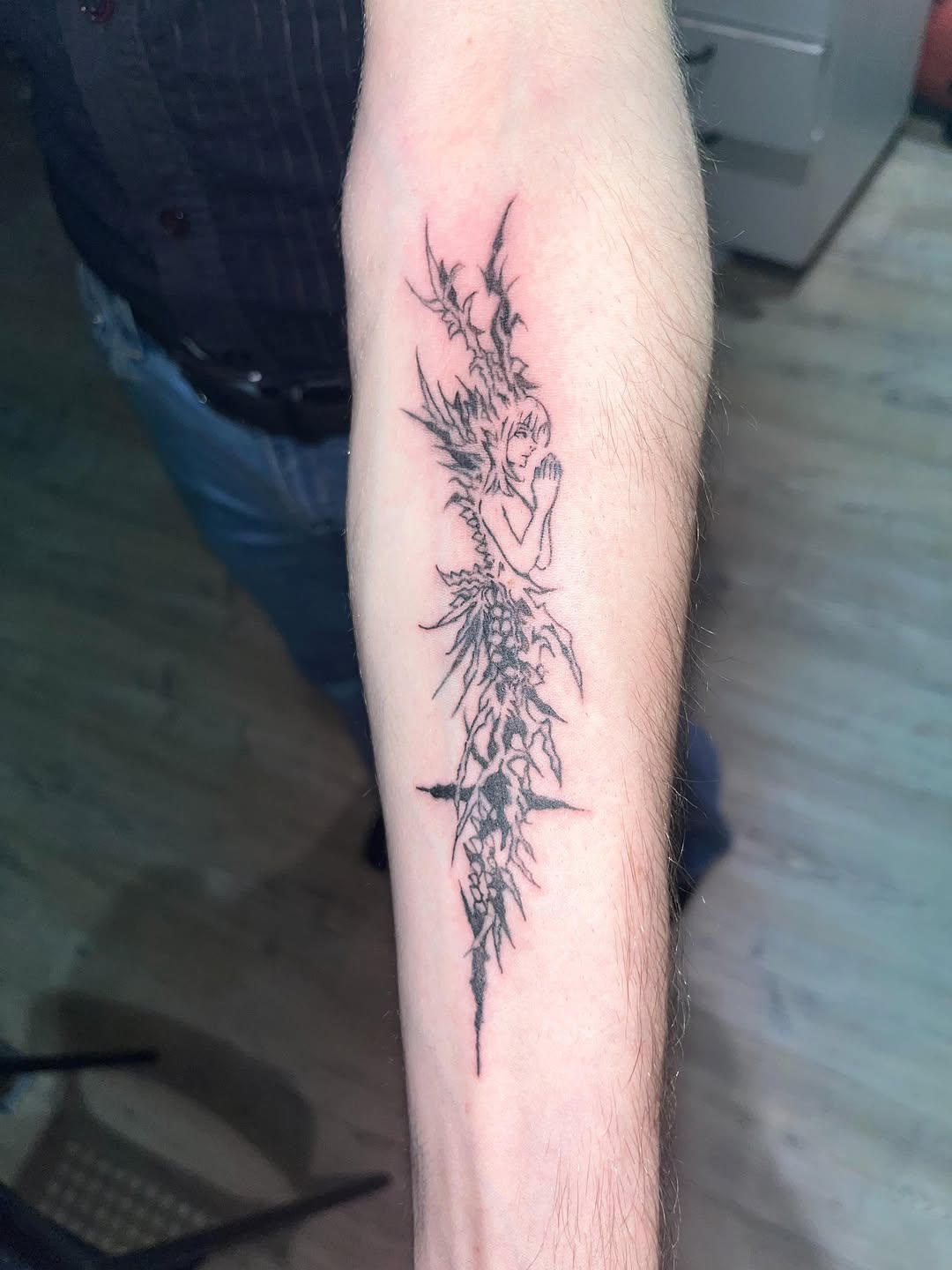 Tattoo by @marcisxo.ink β illustrative, black_and_grey