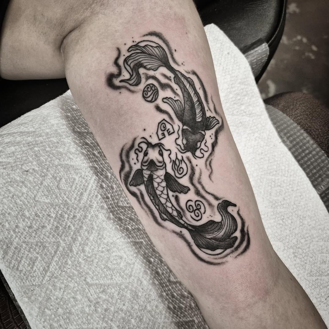 Tattoo by @partymullet — blackwork