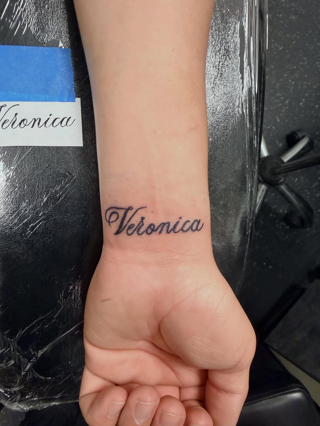Tattoo by @fromrylanwithblood β lettering_script, fine_line
