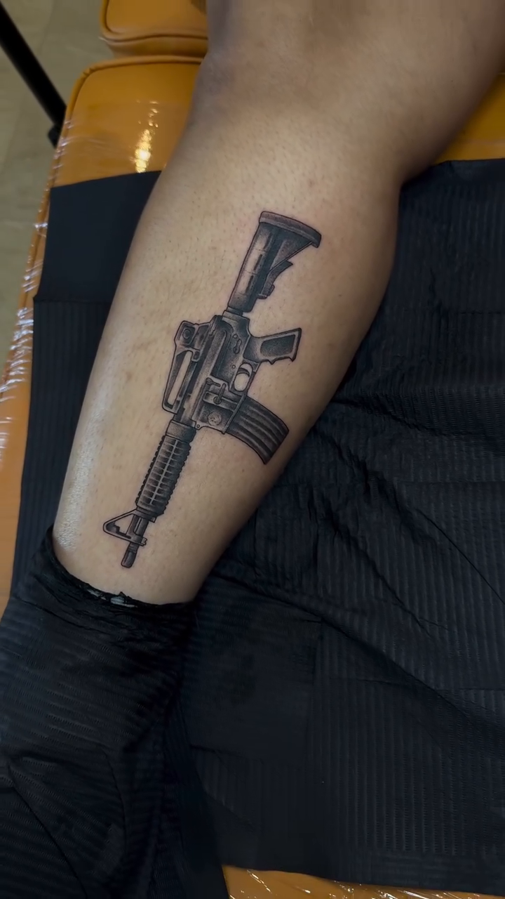 Tattoo by @roottats — realism, black_and_grey