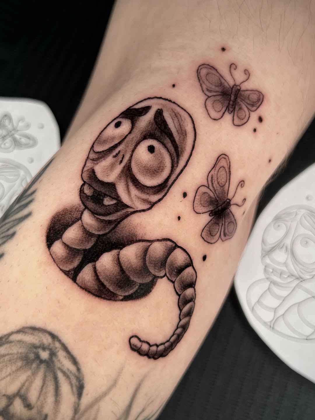 Tattoo by @marisolcreative — black_and_grey, illustrative