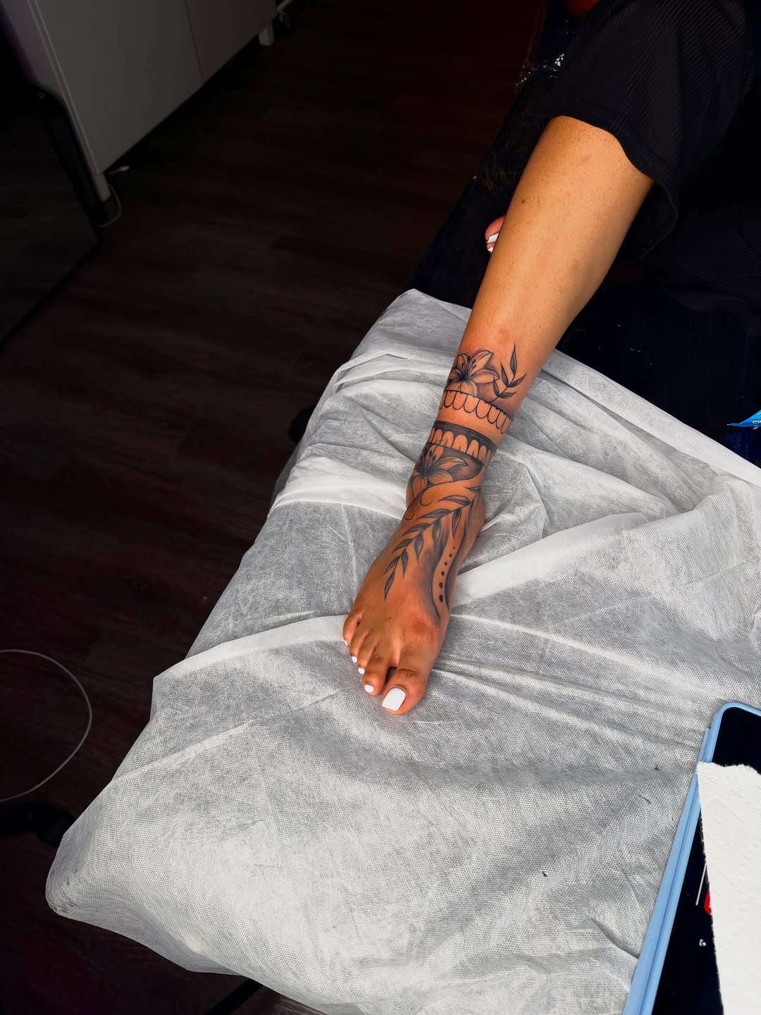 Tattoo by @sierrathetattooartist — black_and_grey