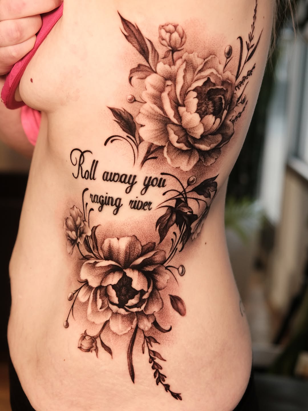 Tattoo by @tehyamaxwell — black_and_grey