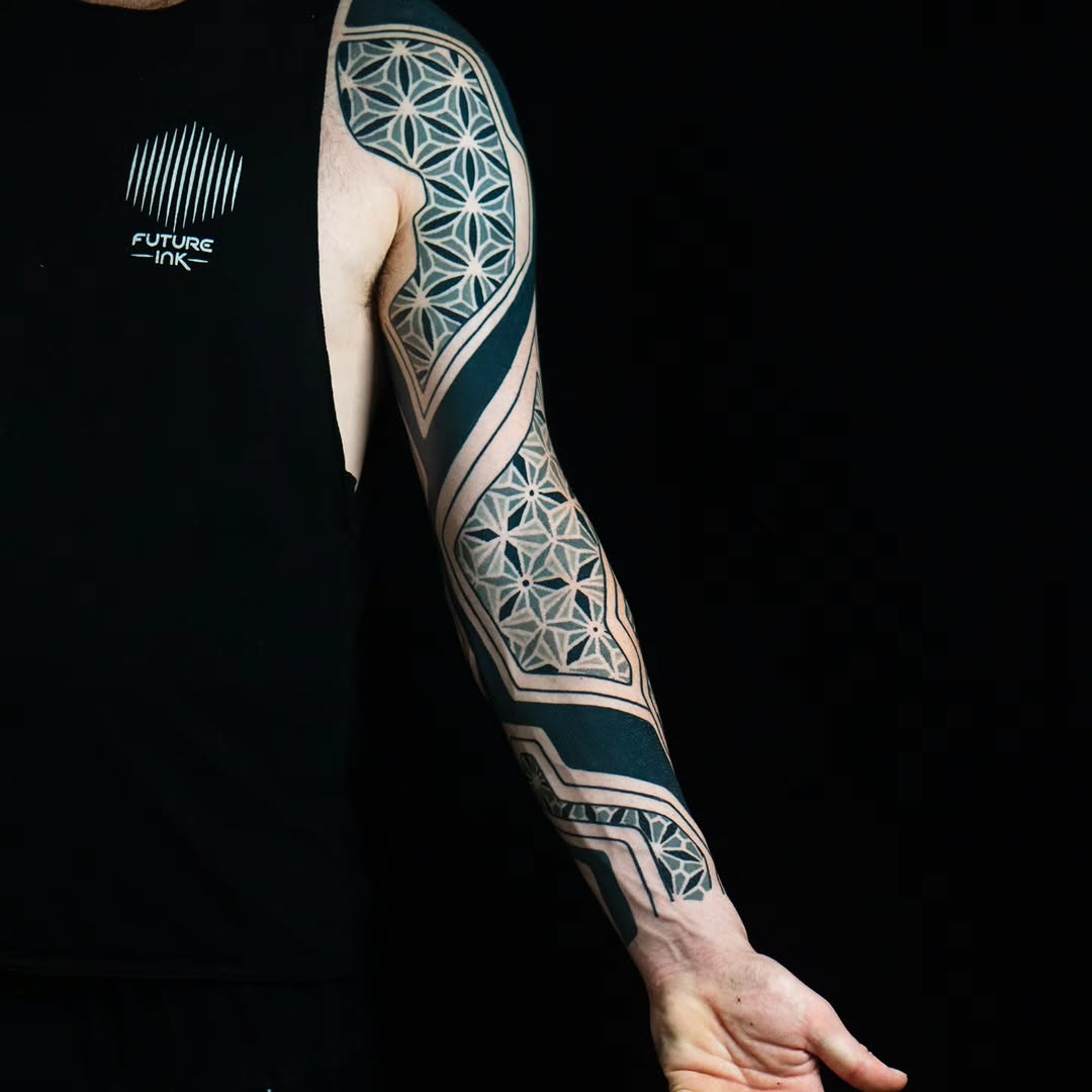 Tattoo by @kevinligabue — geometric, blackwork