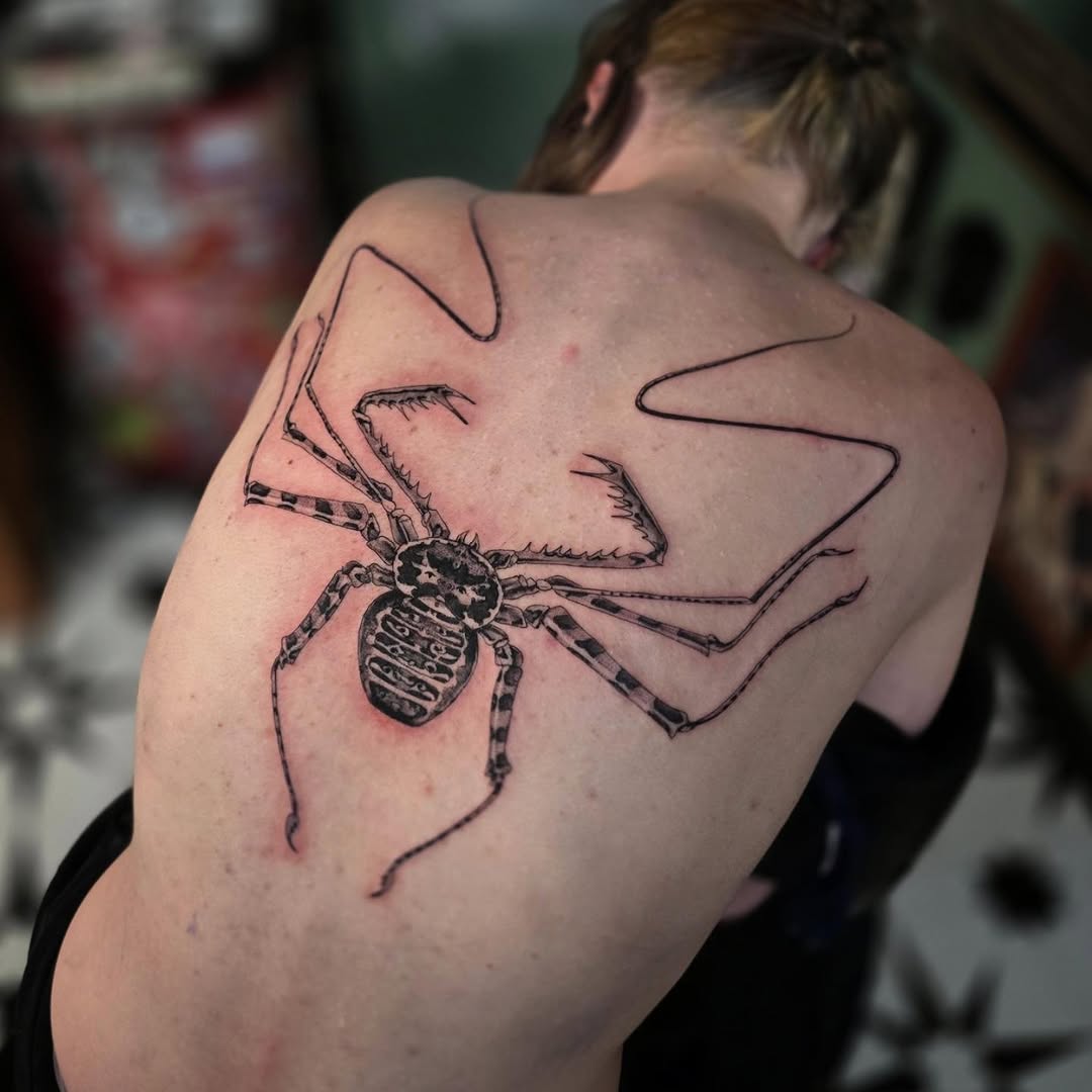 Tattoo by @aarondor — illustrative, black_and_grey