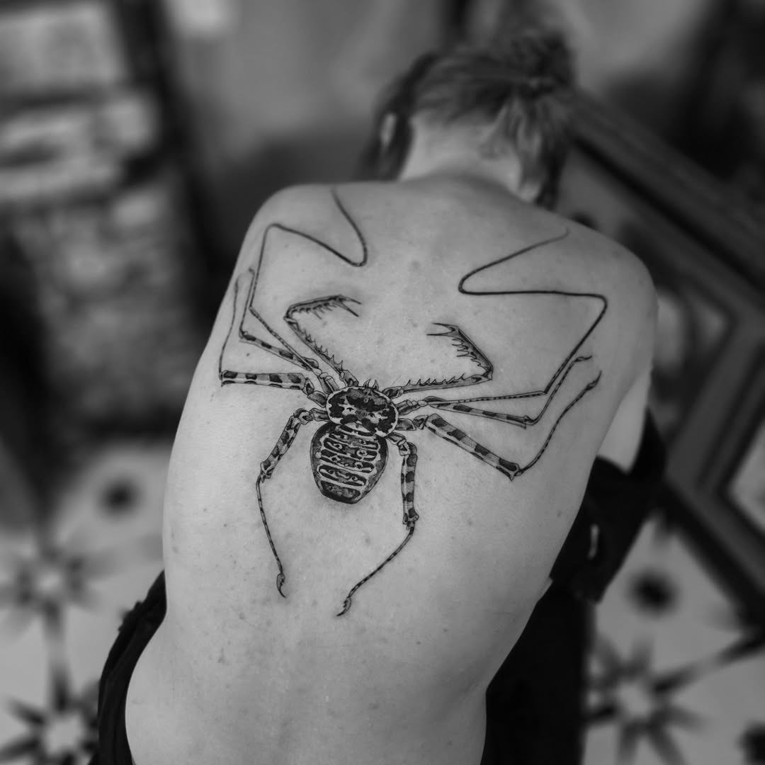 Tattoo by @aarondor — black_and_grey, illustrative