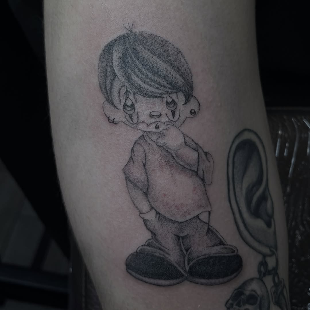 Tattoo by @ashleyworldpeace — ignorant, black_and_grey