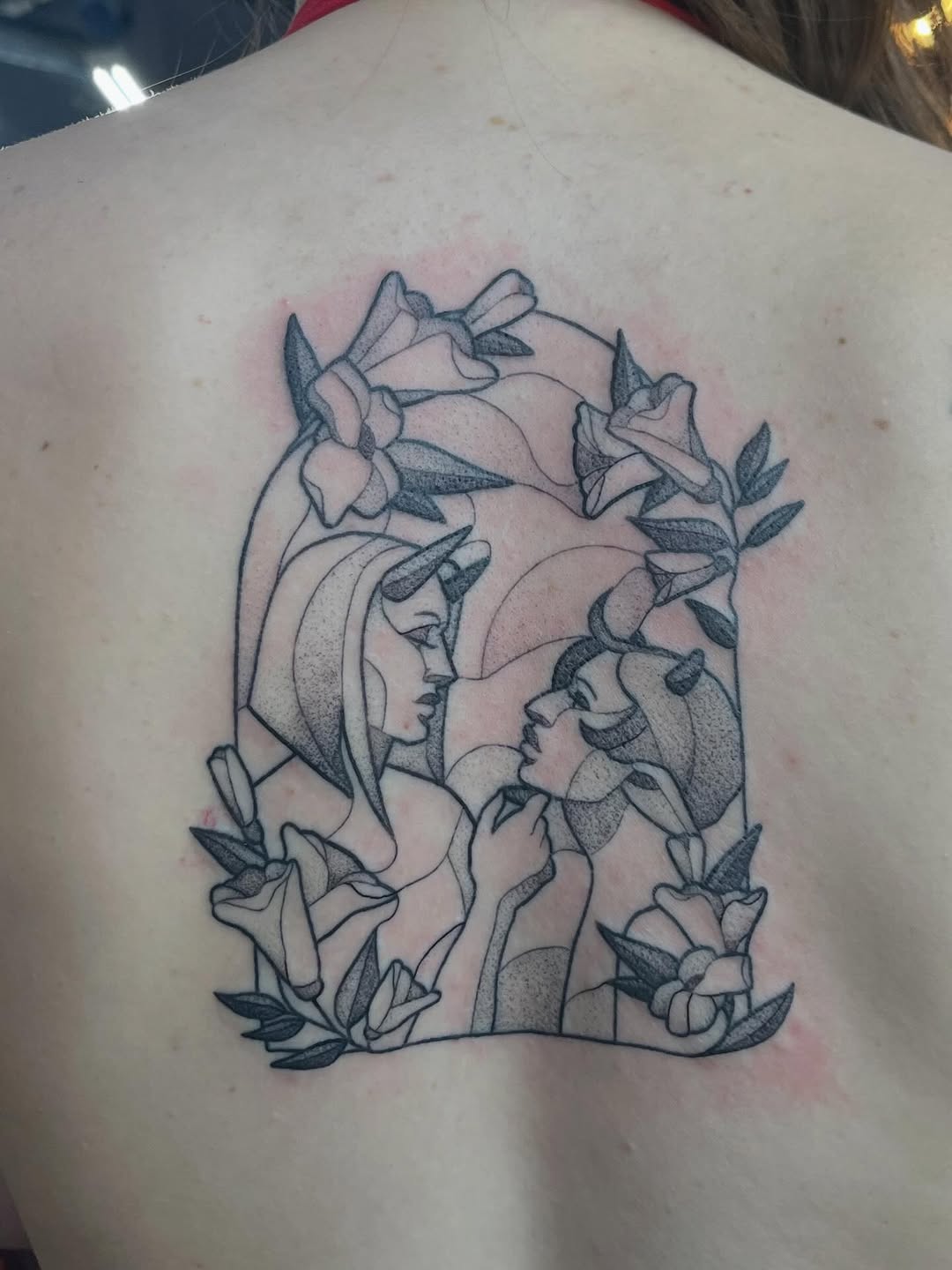 Tattoo by @tatsbybun_ β blackwork
