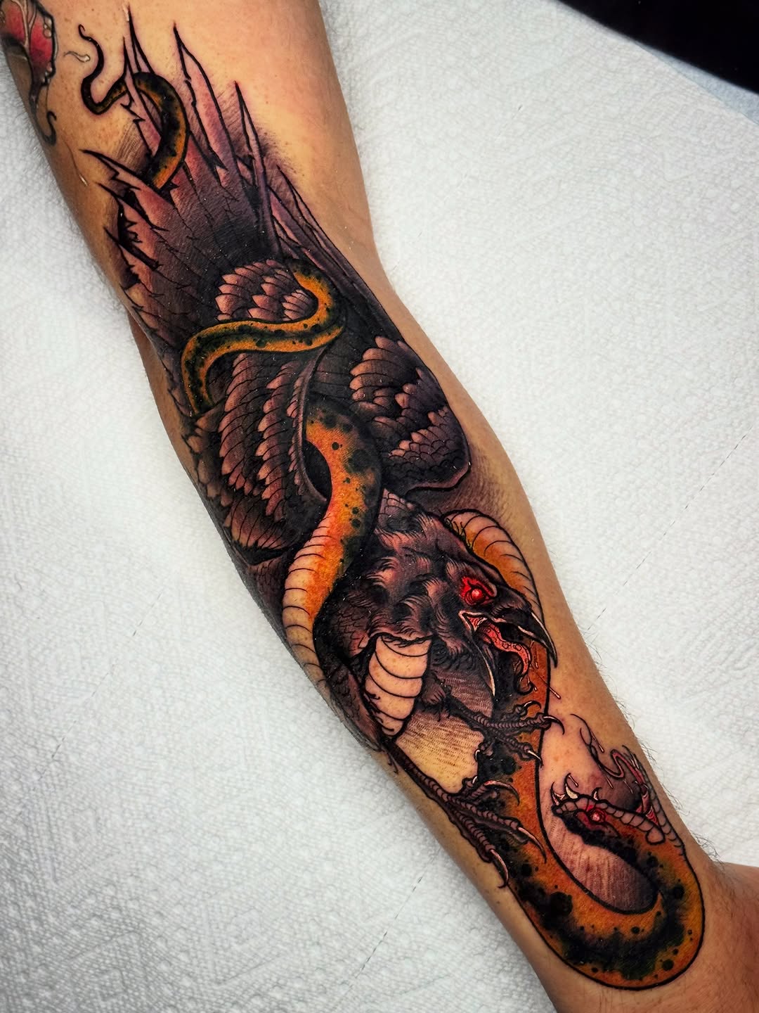 Tattoo by @themactatty — neo_traditional, dark_realism