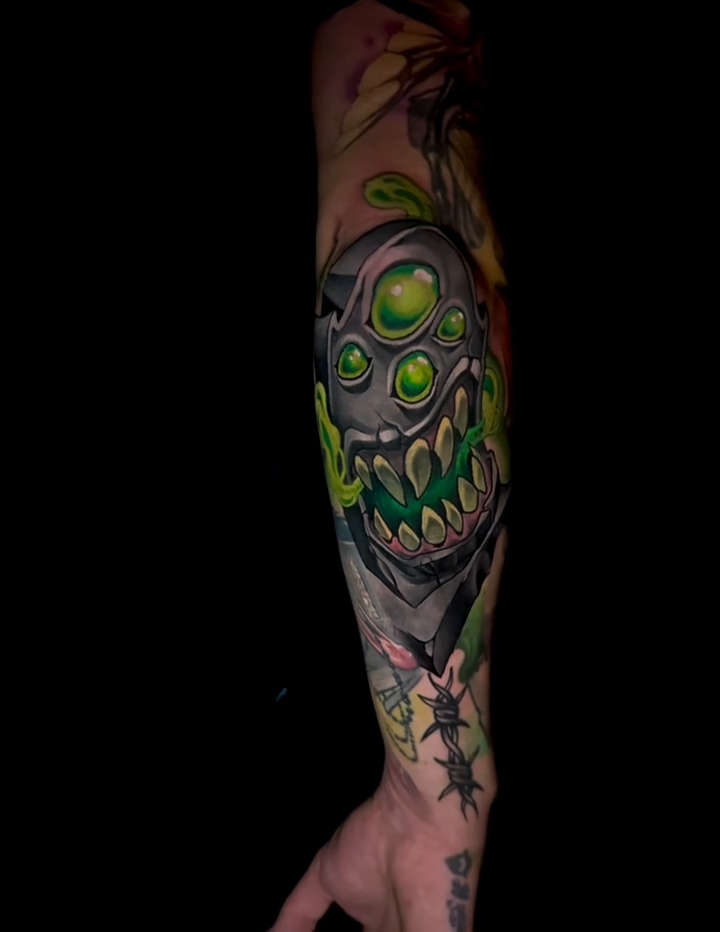 Tattoo by @persingtattoo — new_school, dark_realism