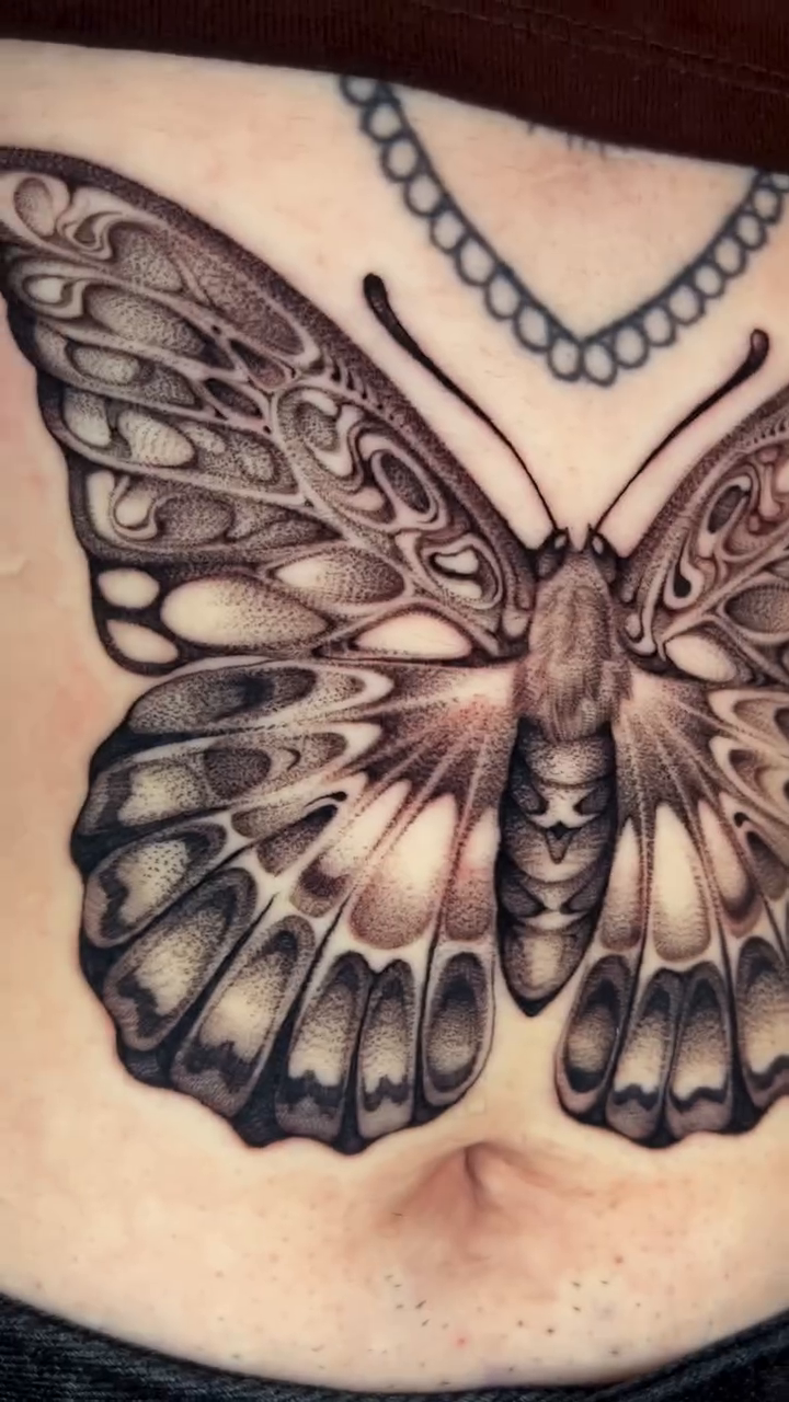 Tattoo by @cynnerrr — black_and_grey, realism