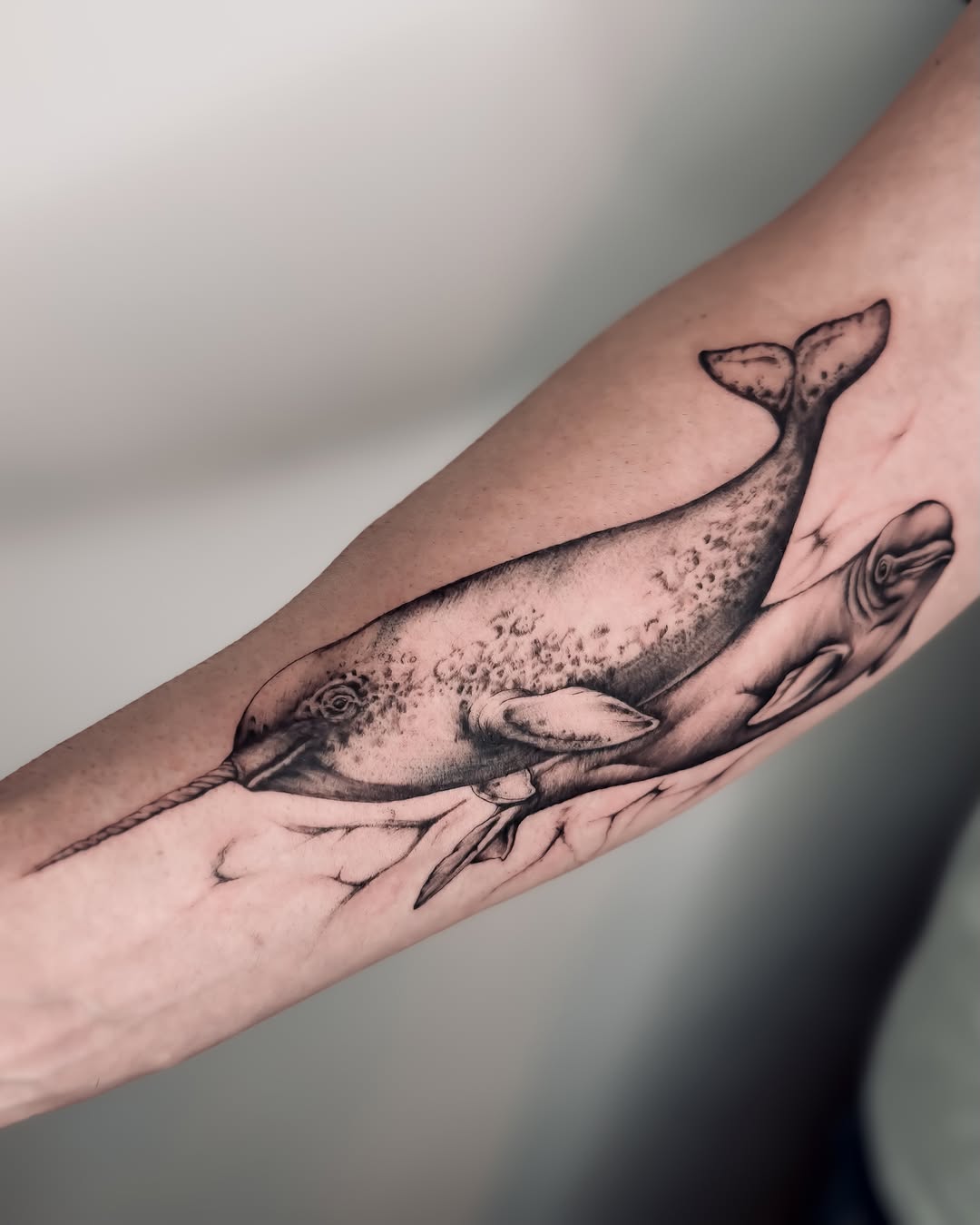 Tattoo by @ameliavogan — realism, black_and_grey