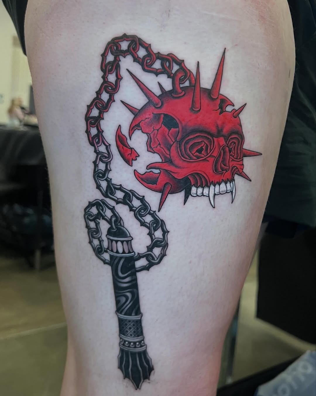 Tattoo by @yur.da.sells.blackwork — american_traditional, illustrative