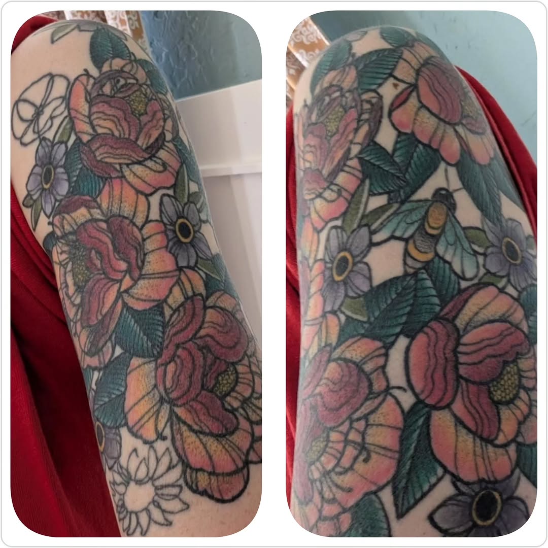 Tattoo by @ashleythomastattoos — illustrative, new_school