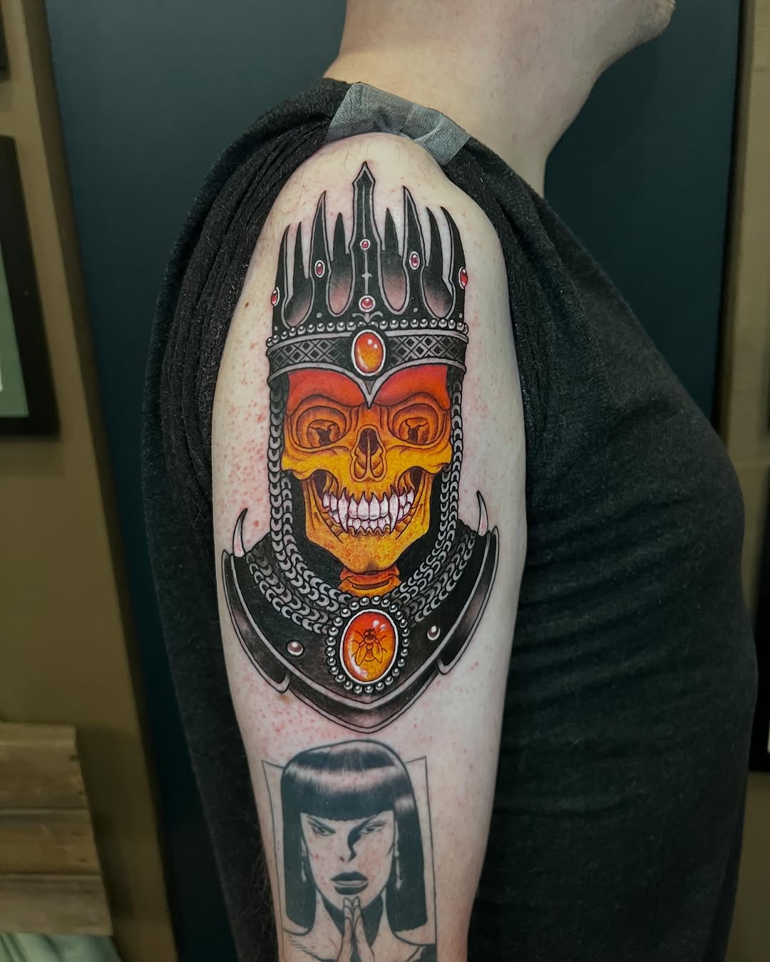 Tattoo by @yur.da.sells.blackwork — american_traditional, illustrative