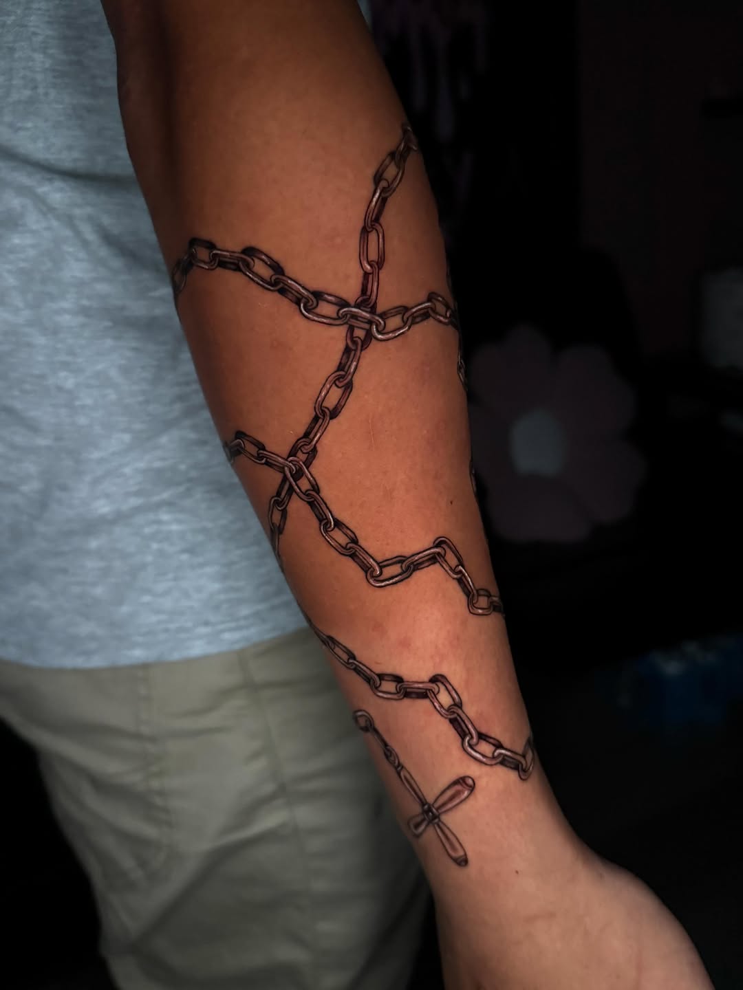 Tattoo by @hackytats — realism, black_and_grey