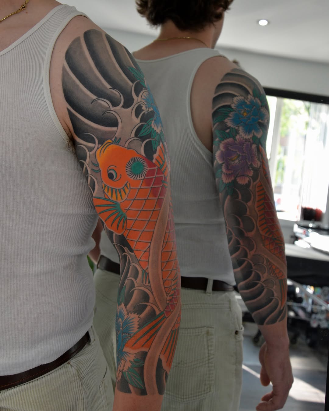Tattoo by @zakbrochutattoo โ japanese_irezumi