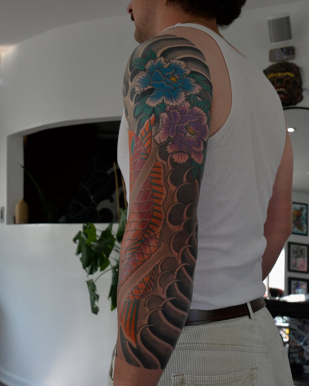 Tattoo by @zakbrochutattoo โ japanese_irezumi