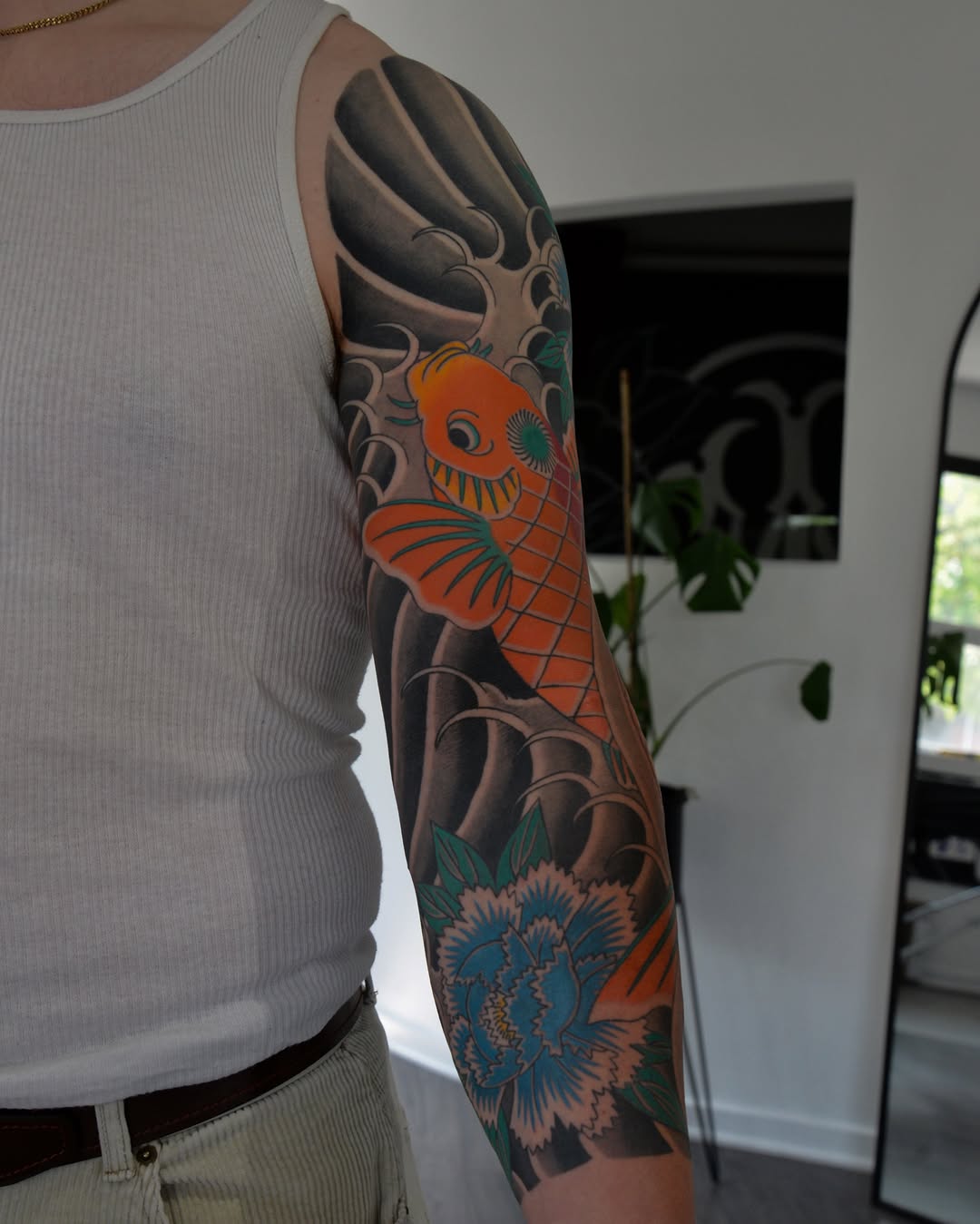 Tattoo by @zakbrochutattoo โ japanese_irezumi