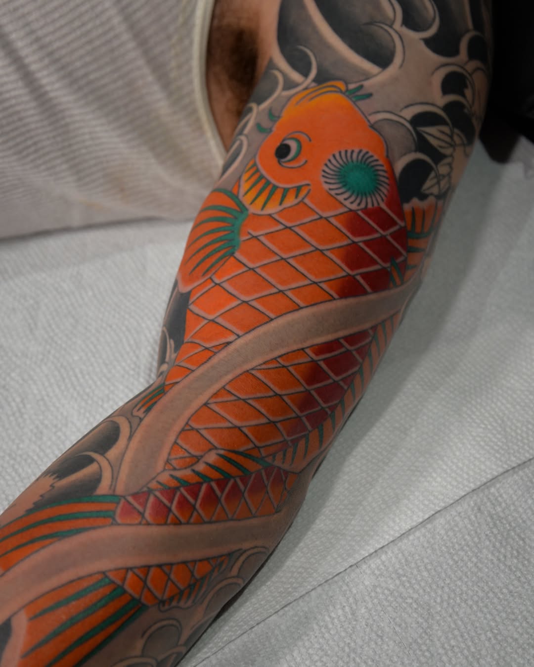 Tattoo by @zakbrochutattoo โ japanese_irezumi