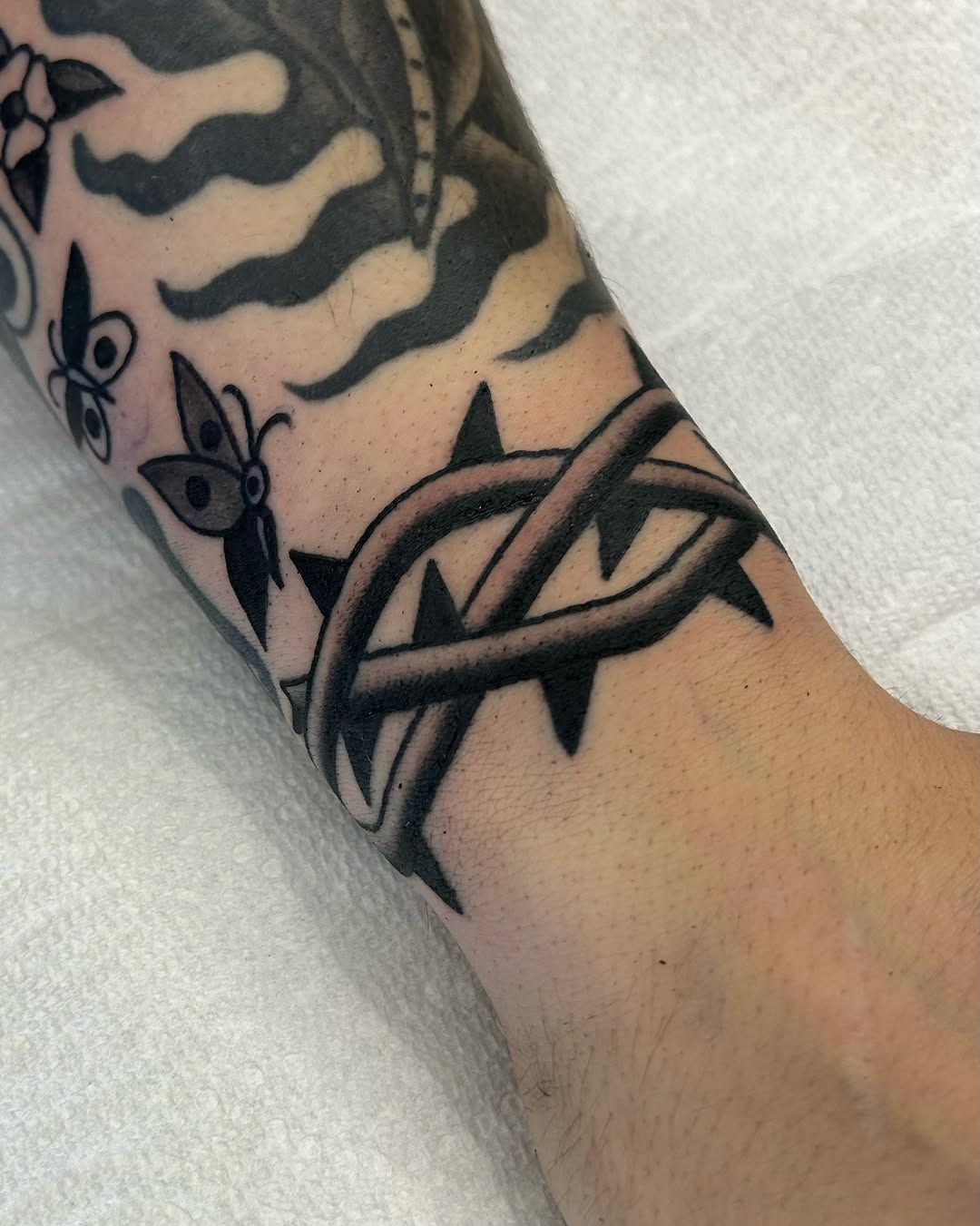 Tattoo by @hubert_serrano โ american_traditional, black_and_grey