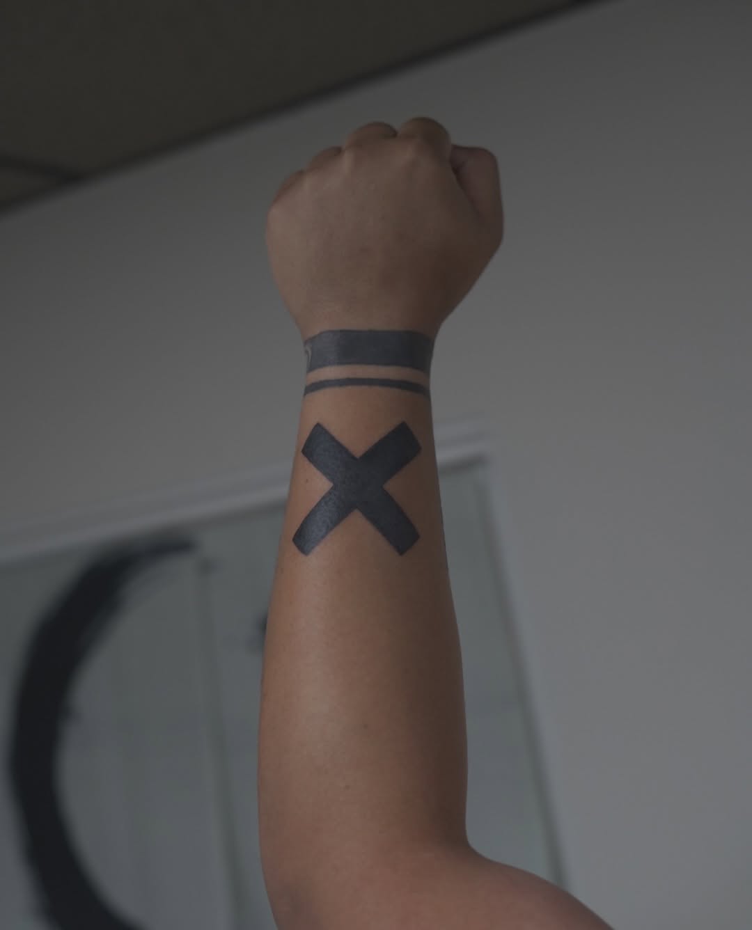 Tattoo by @david_ensoink — blackwork