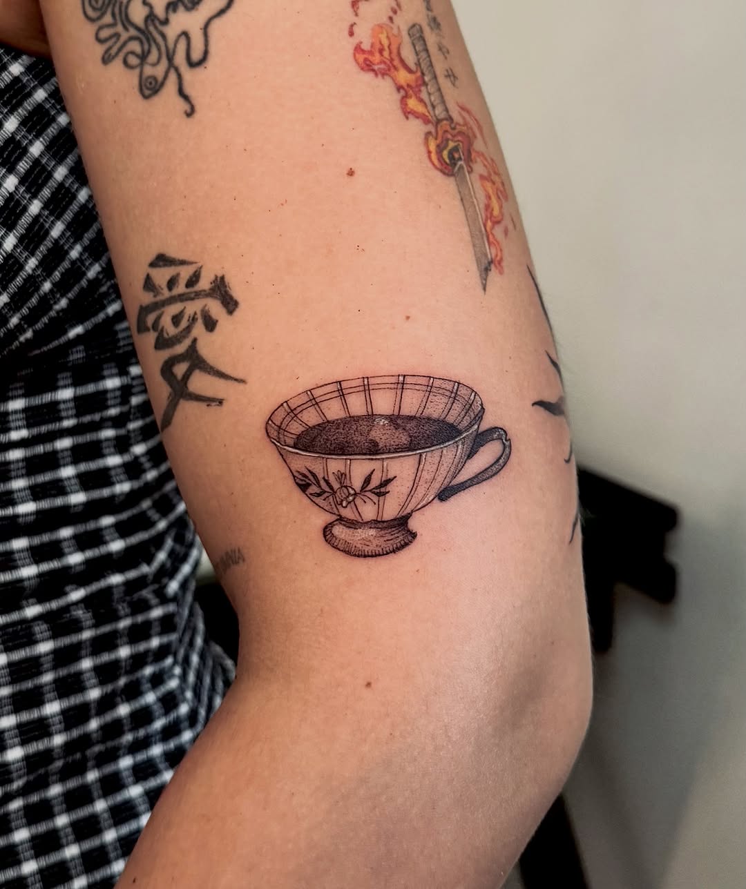 Tattoo by @jaqui.sieras — fine_line, black_and_grey