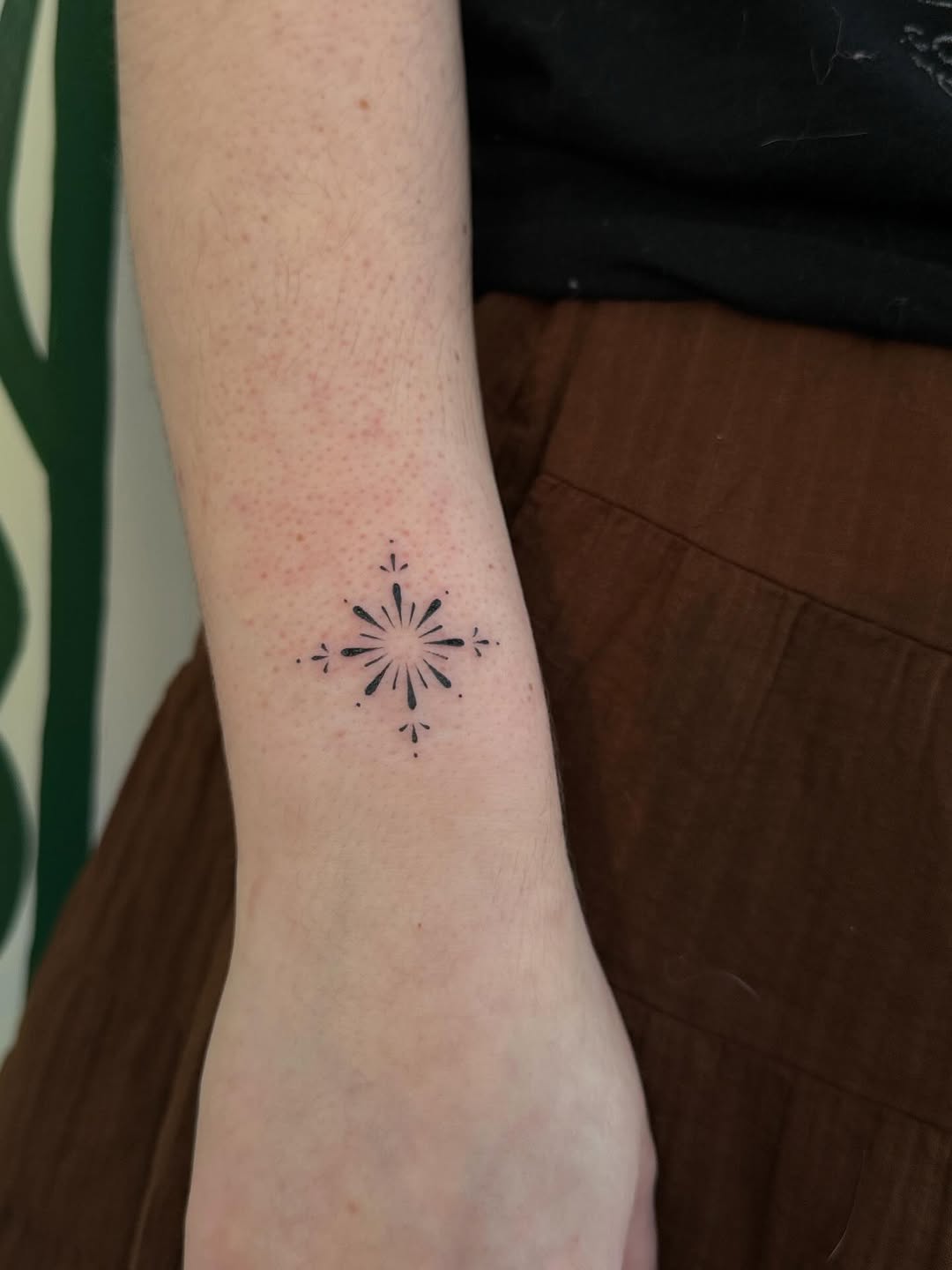 Tattoo by @honeylucktattoo — fine_line, geometric