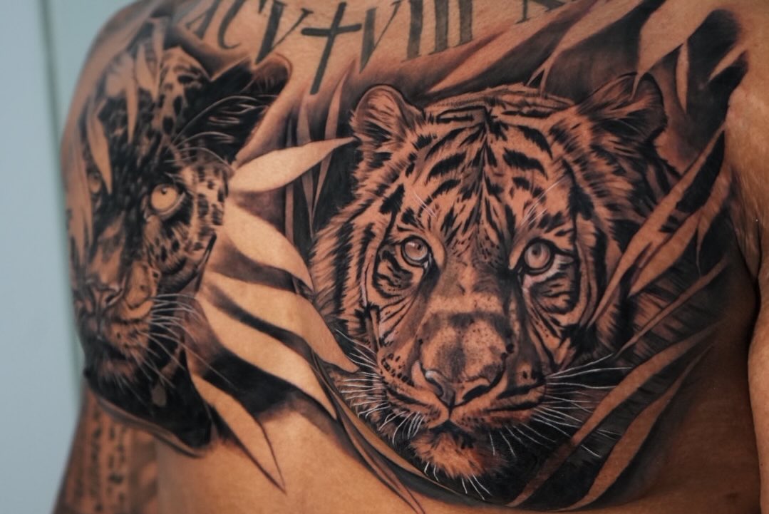 Tattoo by @s0phia_tattoos — realism, black_and_grey