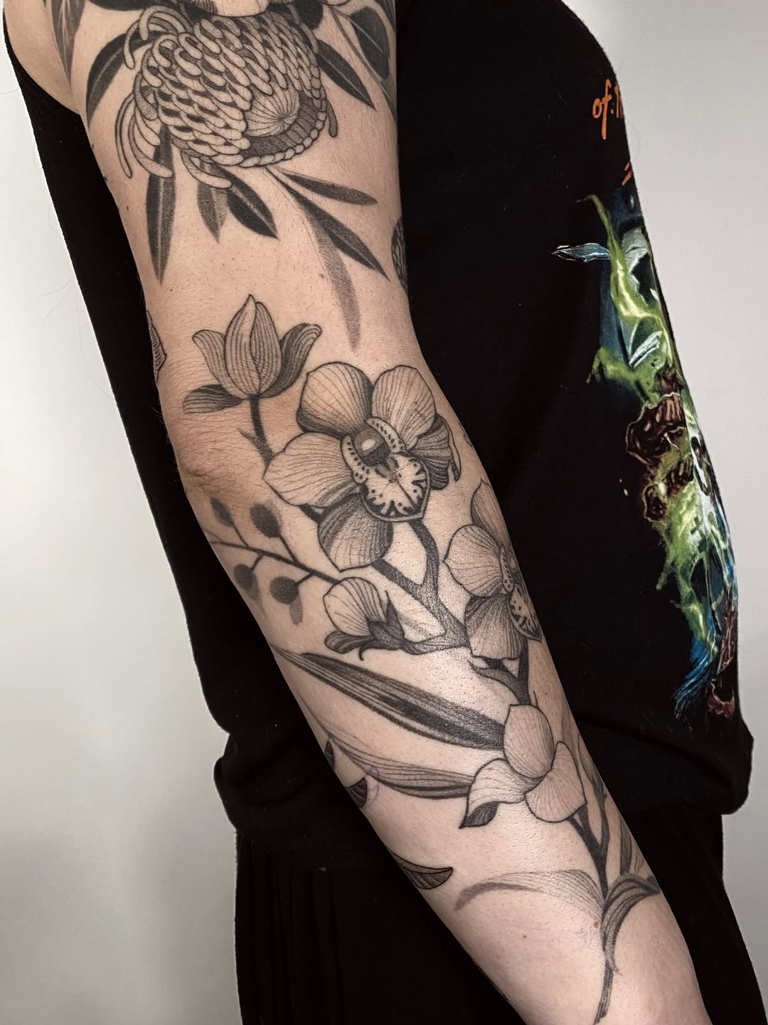 Tattoo by @n.dickinson — black_and_grey, realism