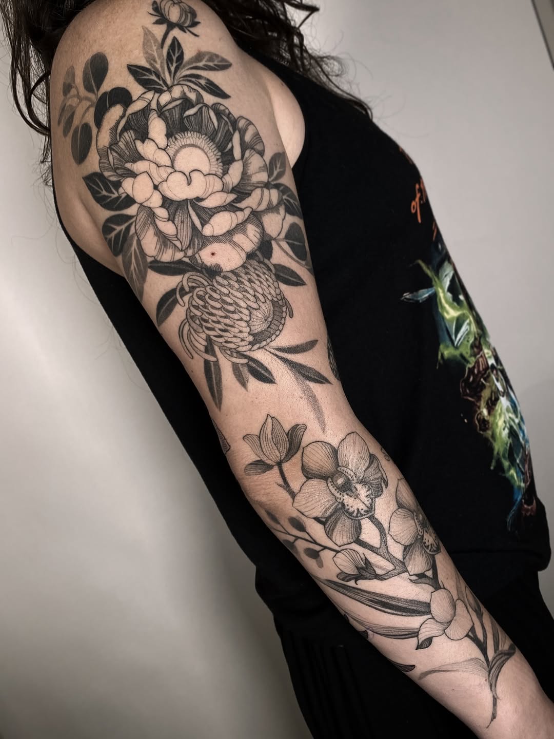 Tattoo by @n.dickinson — black_and_grey, realism