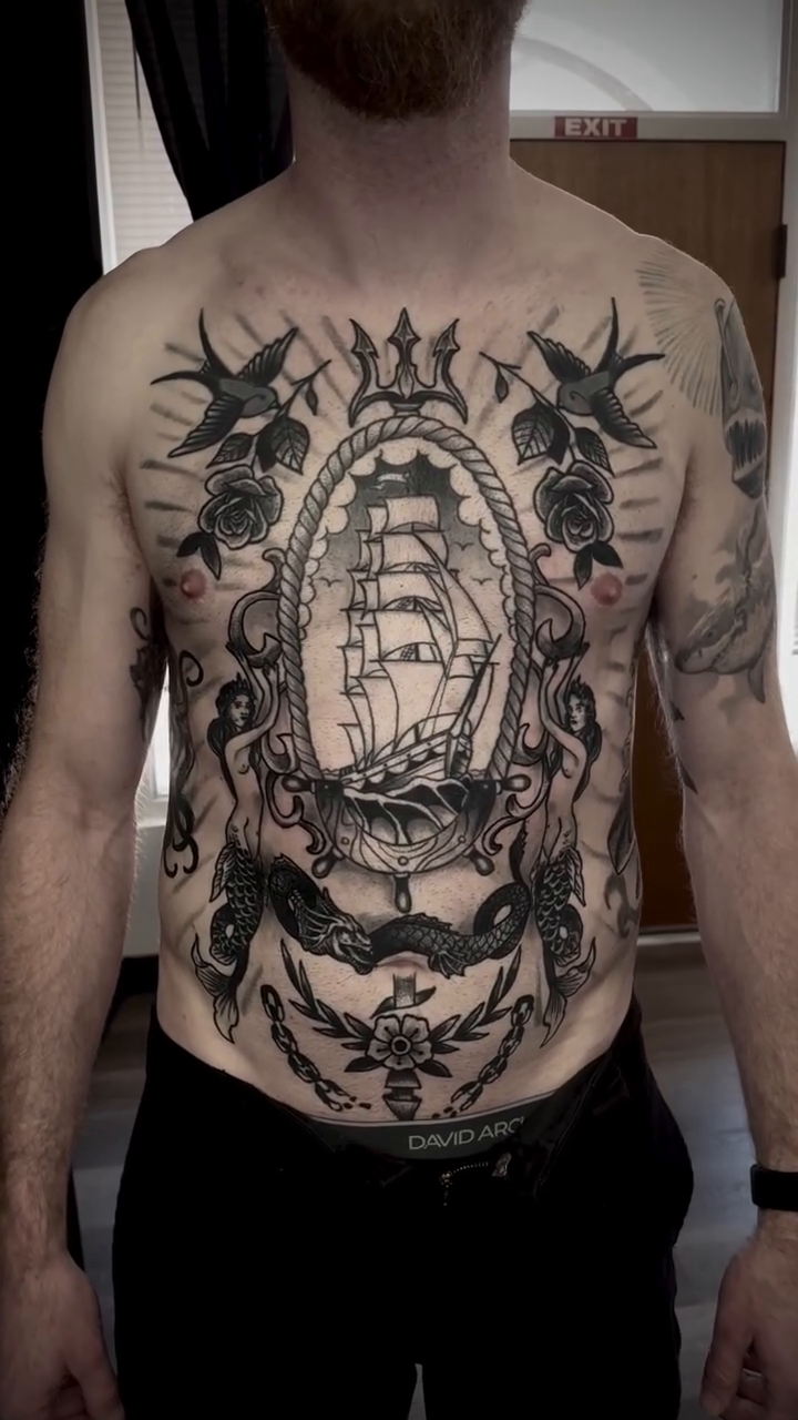Tattoo by @sunken.rellik β black_and_grey, realism